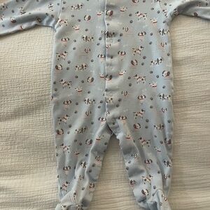 Kissy Kissy Blue Dog Print Kids Pajamas